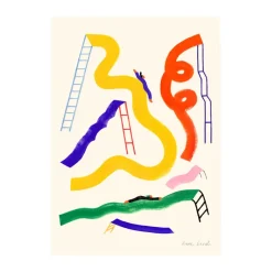 Posters<Paper Collective Affiche Glisser, 50x70 cm