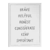 Posters<Kunskapstavlan® Affiche I am 30x40 cm, Dark grey