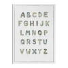 Posters<Kunskapstavlan® Affiche The alphabet watercolour, 30x40 cm