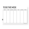 Calendriers & Carnets De Note<Design Letters Agenda hebdomadaire , A4
