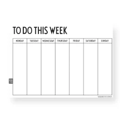 Calendriers & Carnets De Note<Design Letters Agenda hebdomadaire , A4