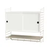 Étagères & Systèmes De Rayonnage<String Armoire à portes coulissantes , blanc, 78x30 cm