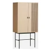 Vitrines & Présentoirs<Woud Armoire Array, 80cm, Chêne pigmenté blanc