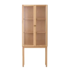 Vitrines & Présentoirs<Audo Copenhagen Armoire avec portes en verre Curiosity 168 cm, Oak