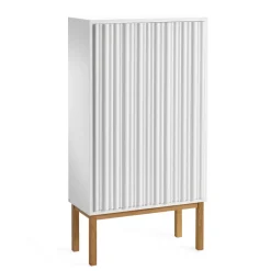 Vitrines & Présentoirs<A2 Armoire Collect 2013, blanc-pieds en chêne