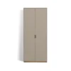 Vitrines & Présentoirs<Asplund Armoire haute Snö F, Dark sand, base en chêne, dj.42 cm