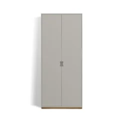 Vitrines & Présentoirs<Asplund Armoire haute Snö F, Light grey, base en chêne, dj.42 cm