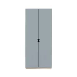 Vitrines & Présentoirs<Asplund Armoire haute Snö F, Nordic blue, base en bouleau, dj.42 cm