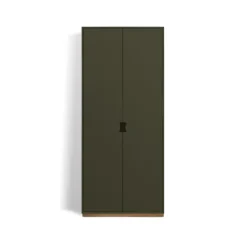 Vitrines & Présentoirs<Asplund Armoire haute Snö F, Taupe, bas en chêne, dj.42 cm