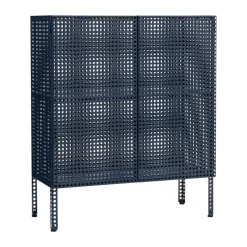 Vitrines & Présentoirs<HAY Armoire Perforated Cabinet medium, Steel blue