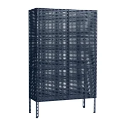 Vitrines & Présentoirs<HAY Armoire Perforated Cabinet large, Steel blue