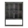 Vitrines & Présentoirs<Bloomingville Armoire Sindre 46x21,5x61 cm, Black, metall