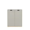 Vitrines & Présentoirs<Asplund Armoire Snö E, Light grey,base en bouleau, portes opaques, dj.42 cm