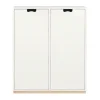 Vitrines & Présentoirs<Asplund Armoire Snö E, White, base en bouleau, portes opaques, dj.30 cm