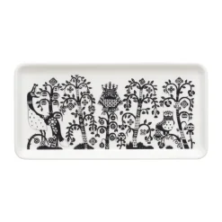 Accessoires Décoratifs|Plateaux Décoratifs<Iittala Assiette Taika 12x24 cm, Noir