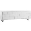 Meubles Tv & Media|Commodes & Buffets<A2 Banc multimédia avec roulettes Collect 2010, Blanc