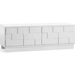 Meubles Tv & Media|Commodes & Buffets<A2 Banc multimédia Collect 2010, Plinthe blanche