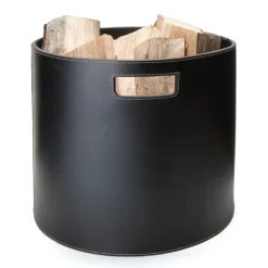 Paniers De Rangement<Ørskov Baril à bûches , noir avec points blancs