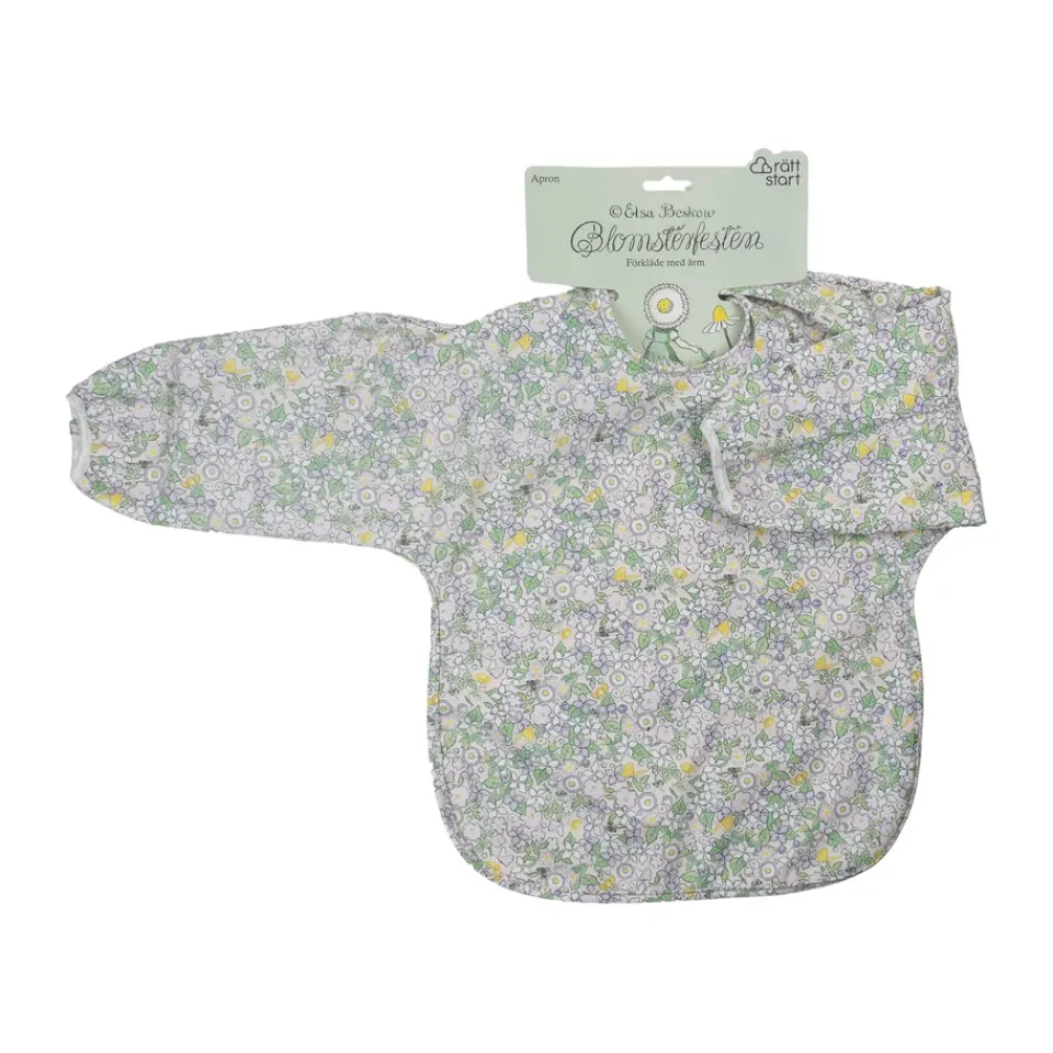 Accessoires Pour Chambre D'Enfants|Accessoires Pour Chambre D'Enfants<Rätt Start Bavoir à manches Elsa Beskow Blomsterfesten, Multi