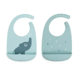 Accessoires Pour Chambre D'Enfants|Accessoires Pour Chambre D'Enfants<Done by deer Bavoir Elphee, lot de 2, Bleu