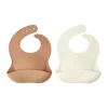 Accessoires Pour Chambre D'Enfants|Accessoires Pour Chambre D'Enfants<Scandi Living Bavoir en silicone Silly, 2 pièces’, Vanille-noisette