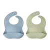 Accessoires Pour Chambre D'Enfants|Accessoires Pour Chambre D'Enfants<Scandi Living Bavoir en silicone Silly, 2 pièces’, Vert-bleu