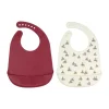 Accessoires Pour Chambre D'Enfants|Accessoires Pour Chambre D'Enfants<Rätt Start Bavoirs Lotta sur Bråkmakargatan, lot de 2, Rouge-blanc