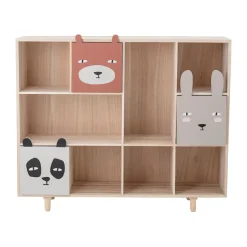 Rangements Pour Les Chambres D'Enfants<Bloomingville Bibliothèque Calle 89,5x107 cm, 3 tiroirs, Nature