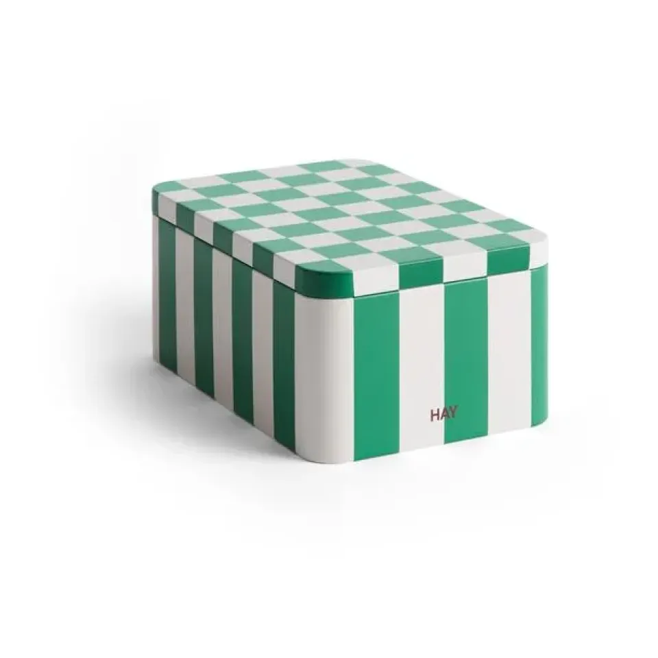 Boites & Bocaux<HAY Bocal Tin Container small, Green-off white