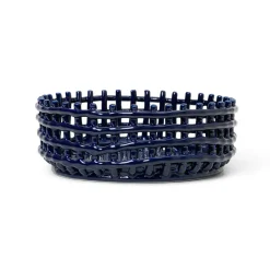 Bols Décoratifs<Ferm Living Bol tressé Ceramic, Blue