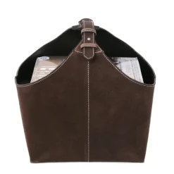 Porte-Revues<Ørskov Boîte à magazines en daim, brun