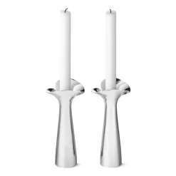 Bougeoirs<Georg Jensen Bougeoir Bloom Botanica Lot de 2, Acier inoxydable