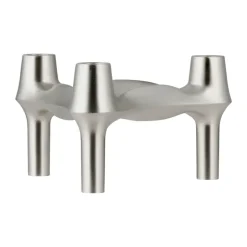 Photophores<STOFF Bougeoir BMF , Chrome brossé