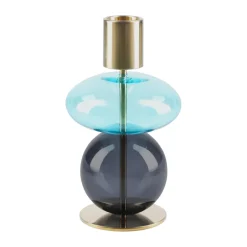 Bougeoirs<Holmegaard Bougeoir Bubble 14 cm, Bleu-fumé