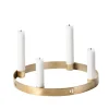 Bougeoirs|Bougeoirs De L'Avent & Bougies<Ferm Living Bougeoir Circle laiton, petit