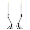 Bougeoirs<Georg Jensen Bougeoir Cobra, lot de 2, moyen, 20 cm