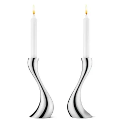 Bougeoirs<Georg Jensen Bougeoir Cobra, lot de 2, moyen, 20 cm