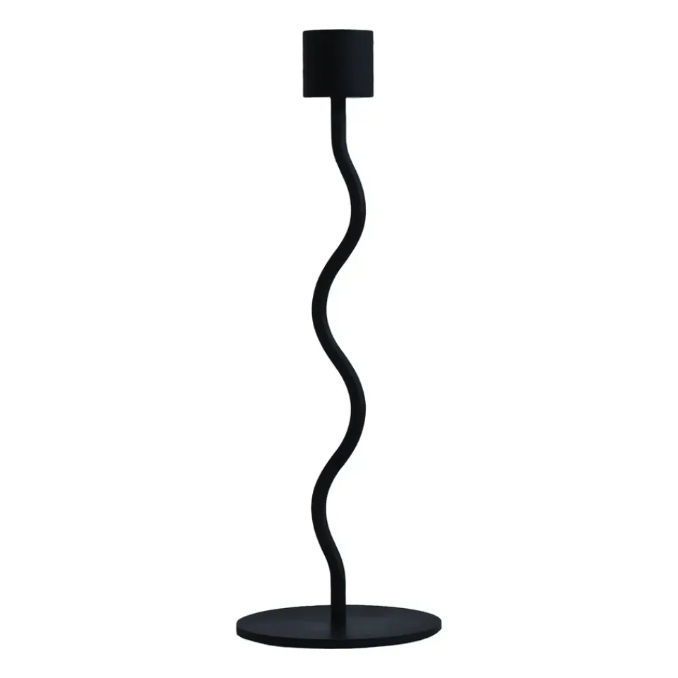 Bougeoirs<Cooee Design Bougeoir Curved 23 cm, Noir