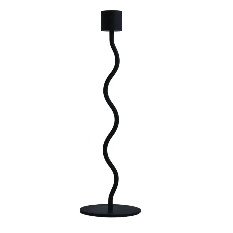 Bougeoirs<Cooee Design Bougeoir Curved 26 cm, Noir