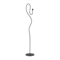 Bougeoirs<Ferm Living Bougeoir de sol Valse golvljusstake, Black