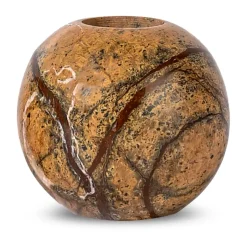 Bougeoirs<Sagaform Bougeoir en pierre Ø6 cm, Marbre forestier brun