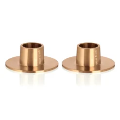 Bougeoirs<Ester & erik Bougeoir mat Lot de 2, Or rosé