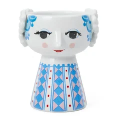 Photophores<Bjørn Wiinblad Bougeoir Eva 9,5 cm, Bleu foncé