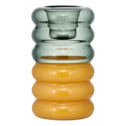 Bougeoirs<Design Letters Bougeoir Hoop Ø3,5x9 cm, Smoke-milky yellow