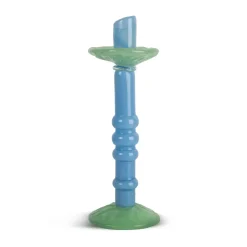 Photophores<Byon Bougeoir Lara L 32 cm, Bleu clair-vert menthe