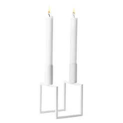 Bougeoirs<Audo Copenhagen Bougeoir Line, Blanc