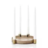 Bougeoirs|Bougeoirs De L'Avent & Bougies<Applicata Bougeoir Luna, chêne-laiton