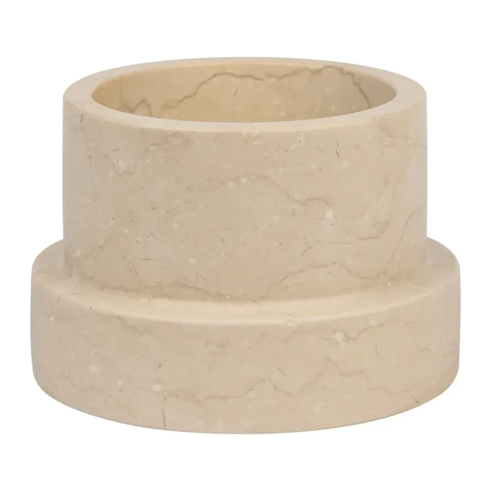 Bougeoirs<Mette Ditmer Bougeoir Marble pour bougies en bloc 6,5 cm, Sand