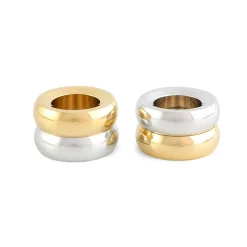 Bougeoirs<KLONG Bougeoir Marriage Duo 2 Pièces, Laiton-argent