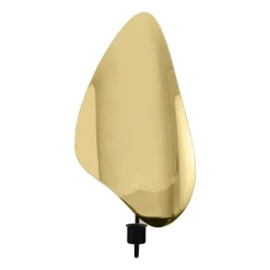 Bougeoirs<Audo Copenhagen Bougeoir mur Flambeau 34 cm, Laiton poli en noir